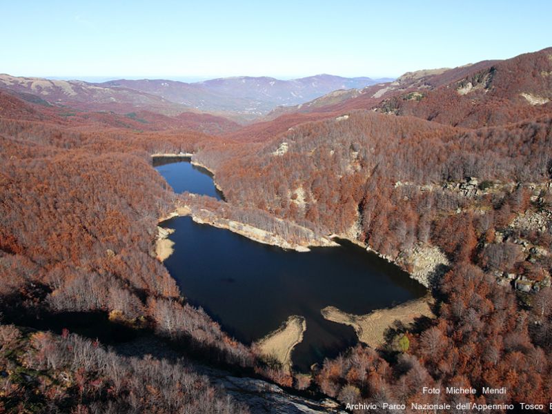 Laghi Gemio inferiore (1339 m) e Gemio superiore (1355 m), comunemente conosciuti come 