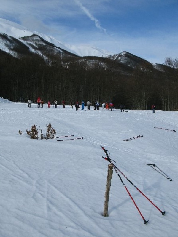 Cusna visto dalle piste di fondo pian vallese